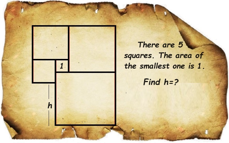 There are 5 squares on image