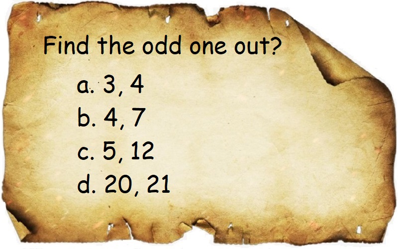 Find the Odd One Out Q63