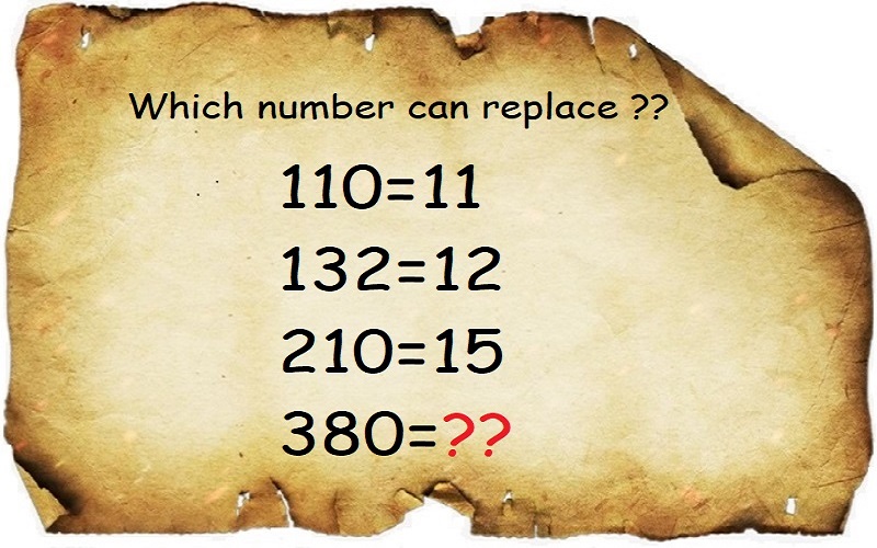 Pattern is; (abc+x)/x=x