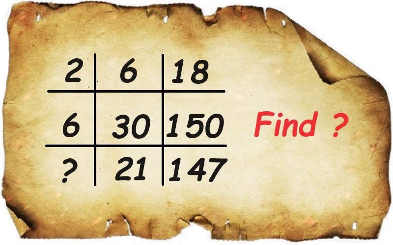 the pattern where each number is multiplied by 3, 5 and 7 to get the next number.